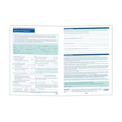 ComplyRight™ Alaska Job Application, Pack of 50 (A2179AK)