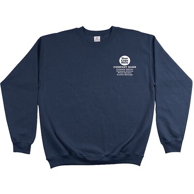 Custom Crewneck Sweatshirt 50/50 Screen Printed