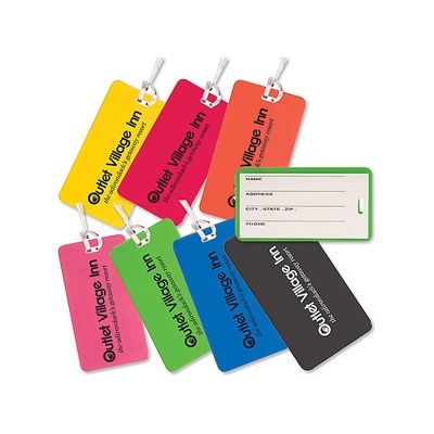 Custom Hi-Flyer Luggage Tag