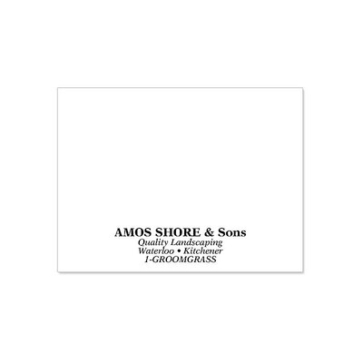 Custom 1-2 Color Post-it® Notes, 3 x 4, White Stock, Black Ink