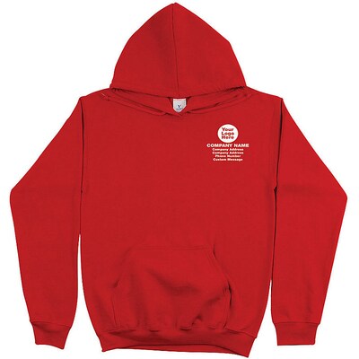 Custom Pullover Hoodie 50/50 Screen Print