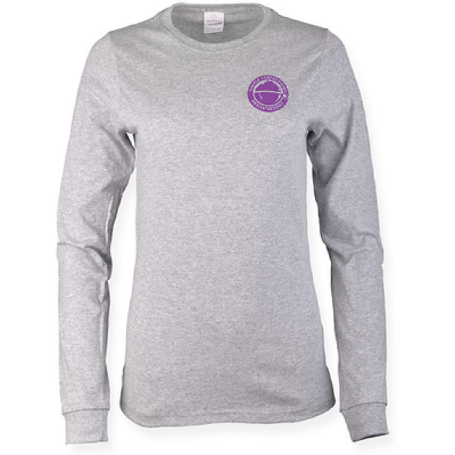 Custom Ladies Long Sleeve T-Shirt Screen Printed