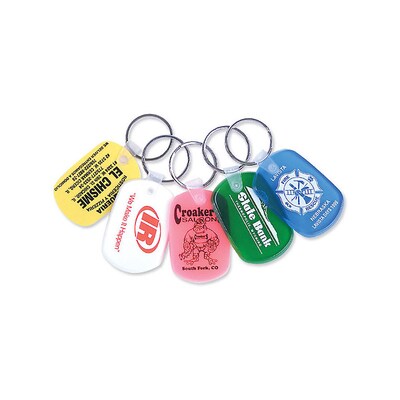 Custom Soft Touch Key Tag Standard Shape