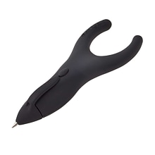 Baumgartens Original PenAgain Ballpoint Pen, Medium Point, Black Ink, 6/Bundle (BAUM00022)