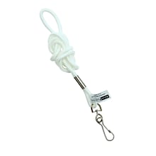 Baumgartens® Standard Lanyard, White, 36/Bundle (BAUM68901)