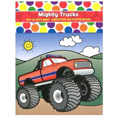 Do•A•Dot Art!™ Creative Activity Book, Mighty Trucks!, 24 pages