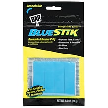 Dap Removable Adhesive Putty, 1 oz., 12/Pack (DAP01201)