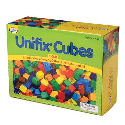 Didax UNIFIX Cubes, Grades K-6, 1000 ct. (DD-2BKA)