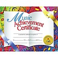 Music Achievement Certificate, 8-1/2 x 11, 30/pkg