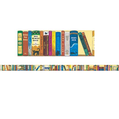 Bookshelf of the Classics Chalkboard Topper
