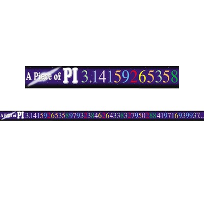 A Piece of Pi Chalkboard Topper, Grades 4-9+