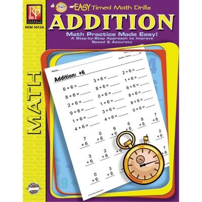 Easy Timed Math Drills: Addition