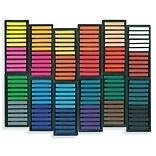 Sargent Art Square Chalk Pastels, 24 Assorted Colors, 144 ct. (SAR221144)