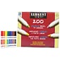 Sargent Art Washable Marker, Broad Tip, 8 Assorted Colors, Pack of 200 (SAR221525)