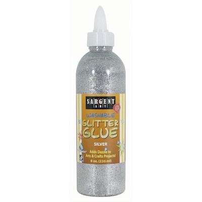 Sargent Art® 8oz. Glitter Glue, Silver