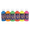 Sargent Art Watercolor Magic Washable Liquid Watercolor, 6 Fluorescent Colors, 8 oz. bottles (SAR227099)