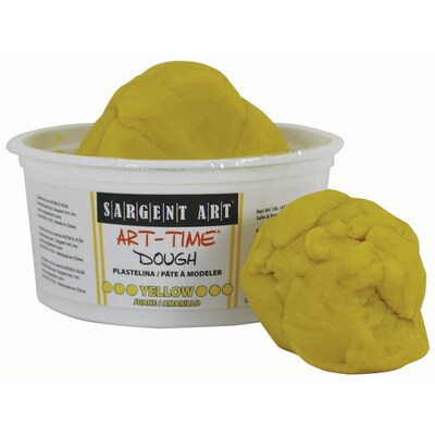 Sargent Art Art-Time Dough, Yellow, 1 lb. (SAR853102)