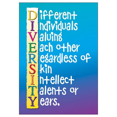 Trend® Educational Classroom Posters, Diversity