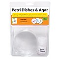 Petri Dishes & Agar, Set of 3