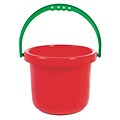 American Educational Sand and Water Toy Large Bucket, Red