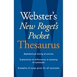 Houghton Mifflin® Websters New Rogets Pocket Thesaurus, Grades 7th - 12th (AH9780618953202)