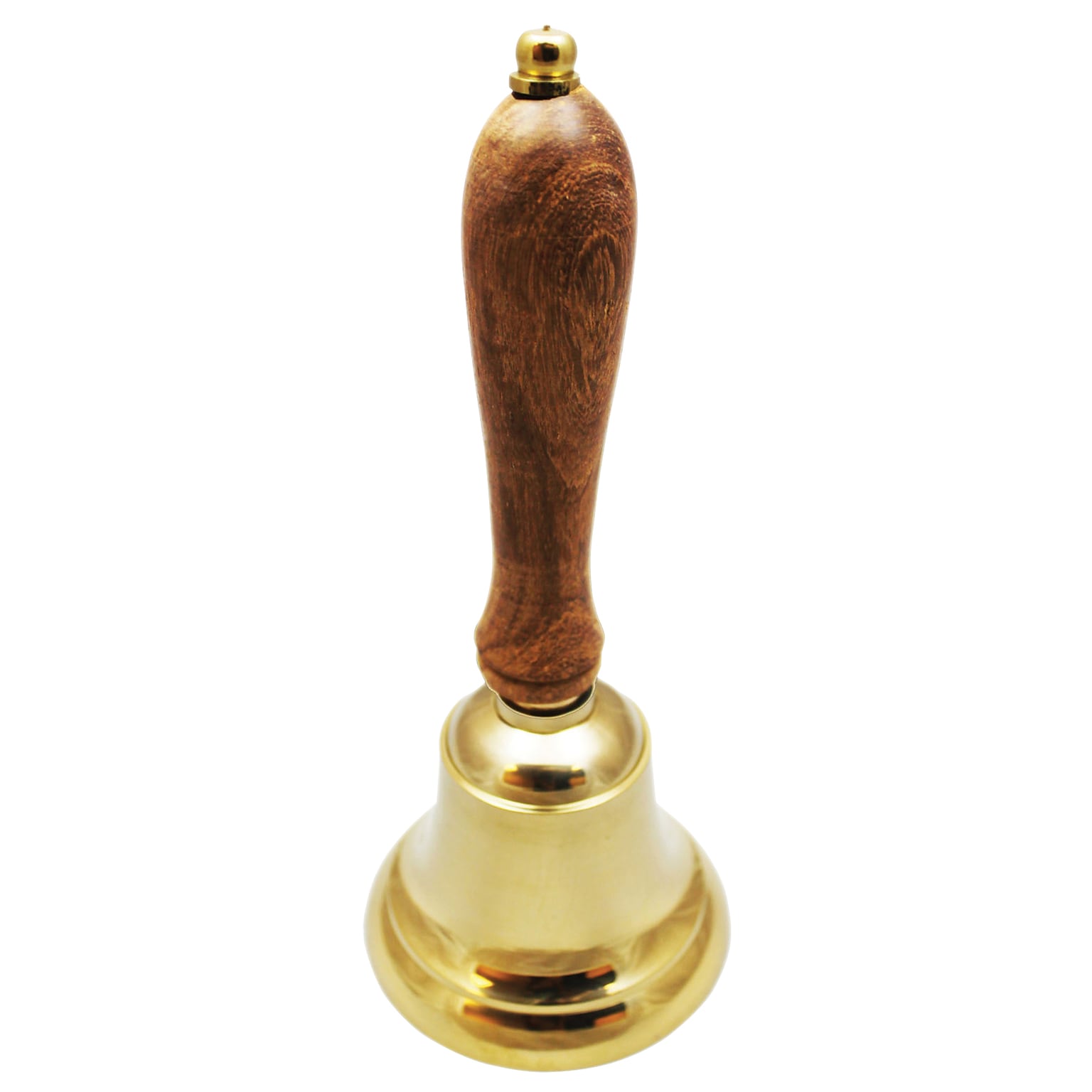 Affluence Unlimited School Hand Bell, Polished Brass (AU-48102)