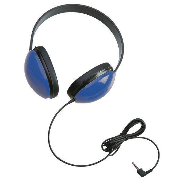 Califone Listening First Wired Stereo Headphone Headphones, Blue (2800-BL)