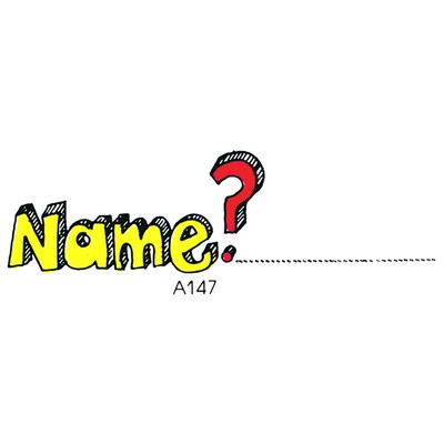 Rubber Stamp, Name?