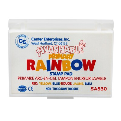 Washable Rainbow Stamp Pads, Primary