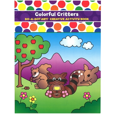 Do•A•Dot Art!™ Creative Activity Book, Colorful Critters, 24 pages