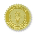 Hayes Embossed Certificate Academic Achievement Seals, Gold, 54/Pack (H-VA372)