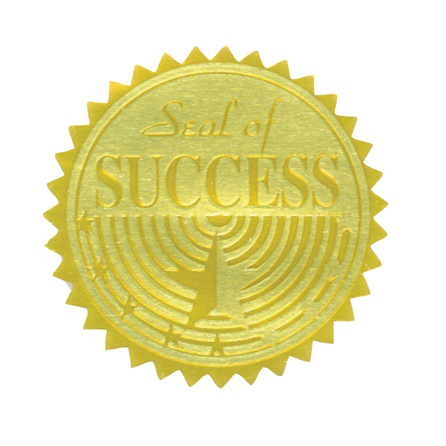 Hayes Seal of Success Gold Foil Embossed Certificate Seals, 1-3/4, Pack of 54 (H-VA376)