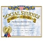 Hayes Social Studies Achievement Certificate, 8.5 x 11, Pack of 30 (H-VA575)