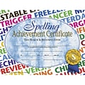 Hayes Spelling Achievement Certificate, 8.5 x 11, Pack of 30 (H-VA576)
