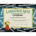 Hayes Language Arts Achievement Certificate, 8.5 x 11, Pack of 30 (H-VA585)