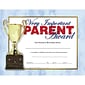 Hayes Very Important Parent Award Certificate, 8.5" x 11", Pack of 30 (H-VA641)