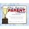 Hayes Very Important Parent Award Certificate, 8.5 x 11, Pack of 30 (H-VA641)