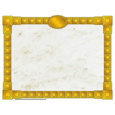 Gold Block Border