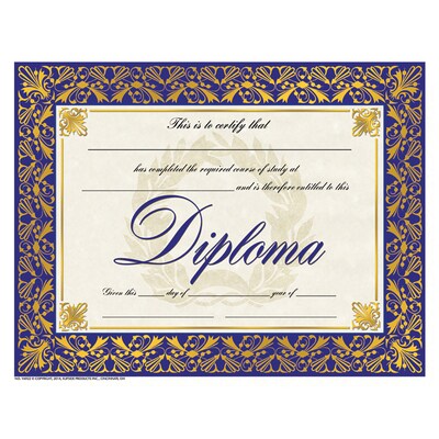 Flipside General Diploma, Bundle of 6, 30/pk total of 180 (H-VA922)