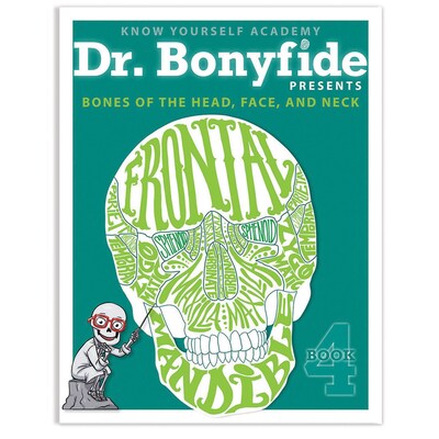 Know Yourself Bones of Head, Face and Skull,  Dr. Bonyfide Activity Workbook (KWYDRBBK4EA1)
