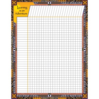 Barker Creek Africa Incentive Chart, 17 x 22 (LAS1111NCH)
