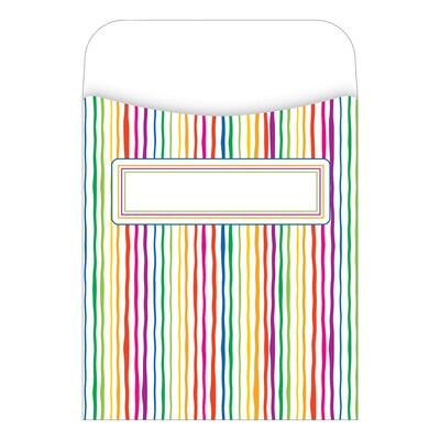 Pick-A-Pocket™ Library Pockets, Stripes