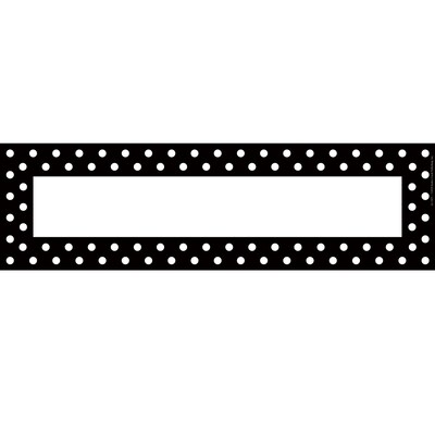 Black & White Dot Desk Tag