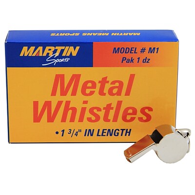 Martin Sports® Equipment Whistle, Metal (MASM1)