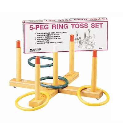Martin Sports Ring Toss Game, Multicolored (MASRT4)