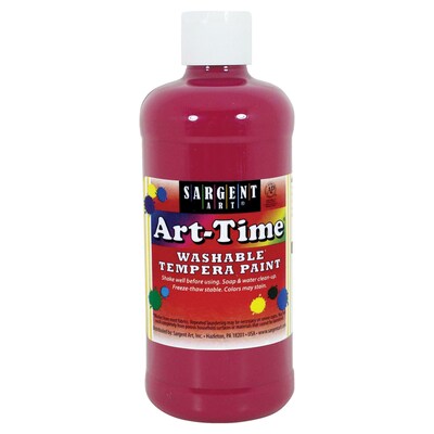 Sargent Art® Art-Time Washable Tempera Paint, 16oz., Magenta