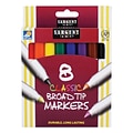 Sargent Art Classic Marker, Broad Tip, Assorted Colors, Pack of 8 (SAR221530)