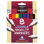 Sargent Art® Washable Markers, Broad Tip, Pack of 8 (SAR221550)