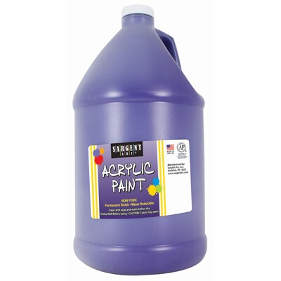 Sargent Art Acrylic Paint, Violet, 64 oz. Bottle (Half Gallon) (SAR222742)