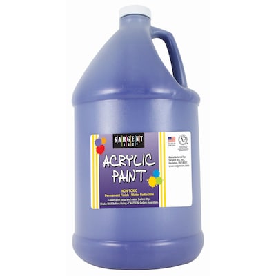 Sargent Art Acrylic Paint, Blue, 64 oz. Bottle (Half Gallon) (SAR222750)